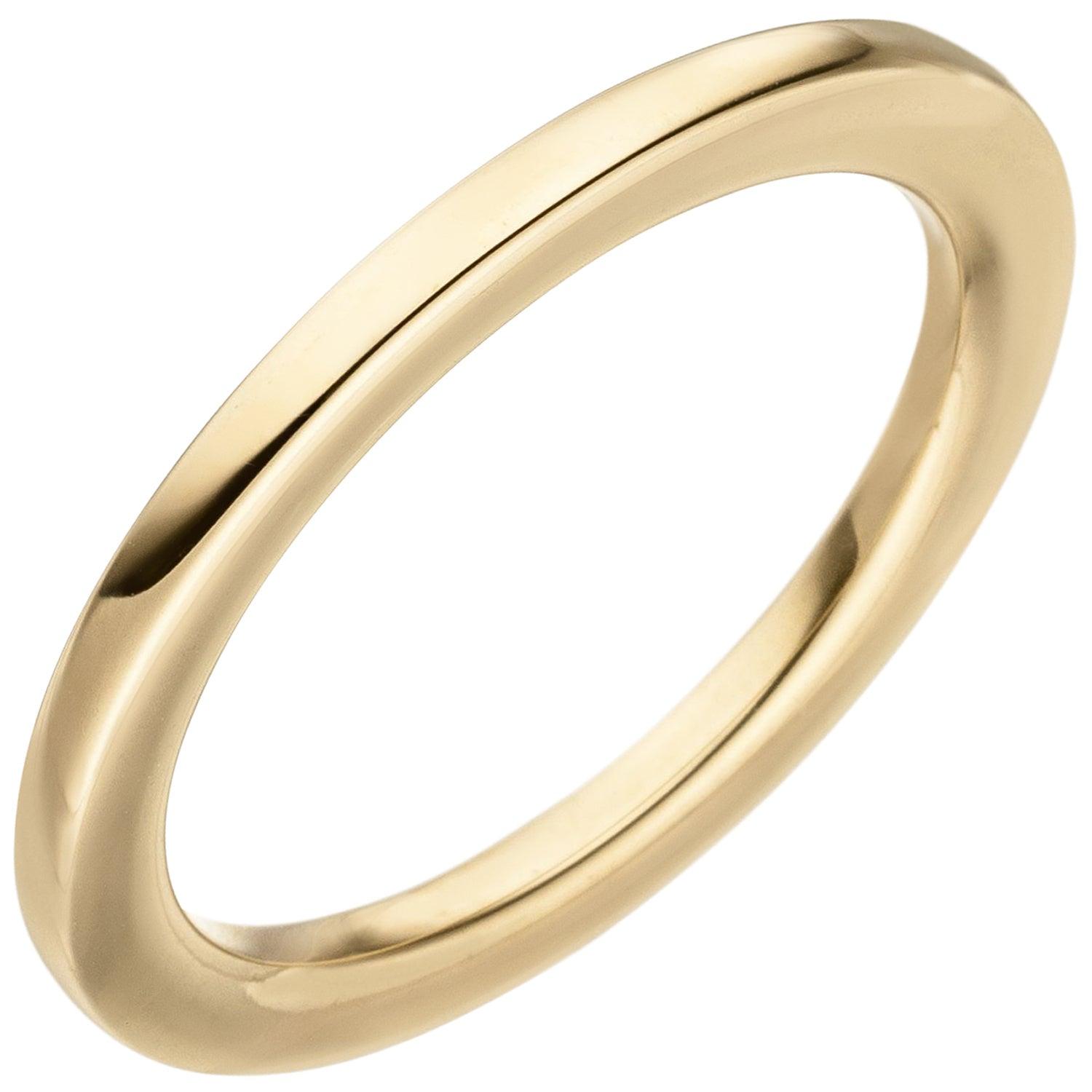 Damen Gelbgold 585 Gold Ring