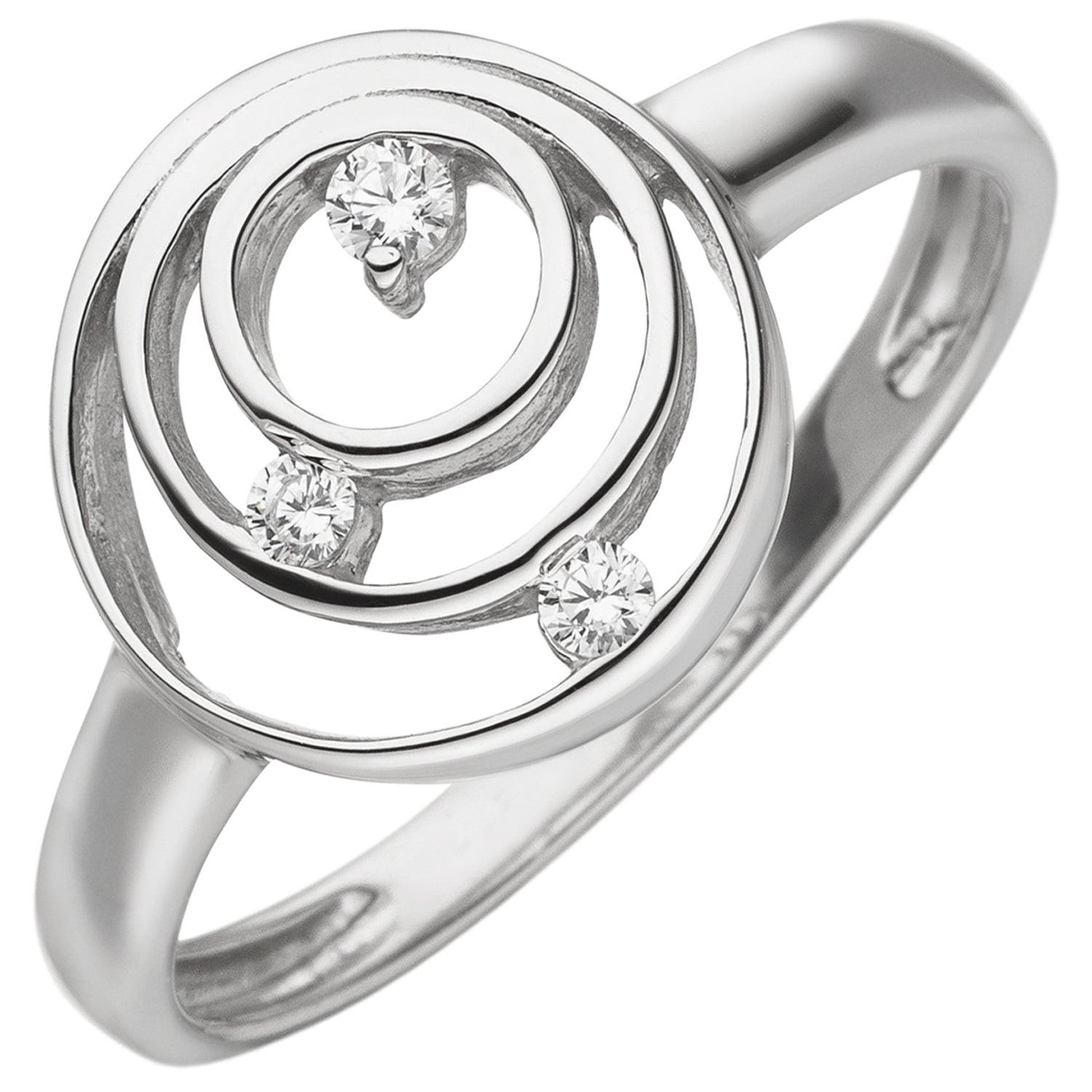 925 Damen Sterling Ring Silber 3